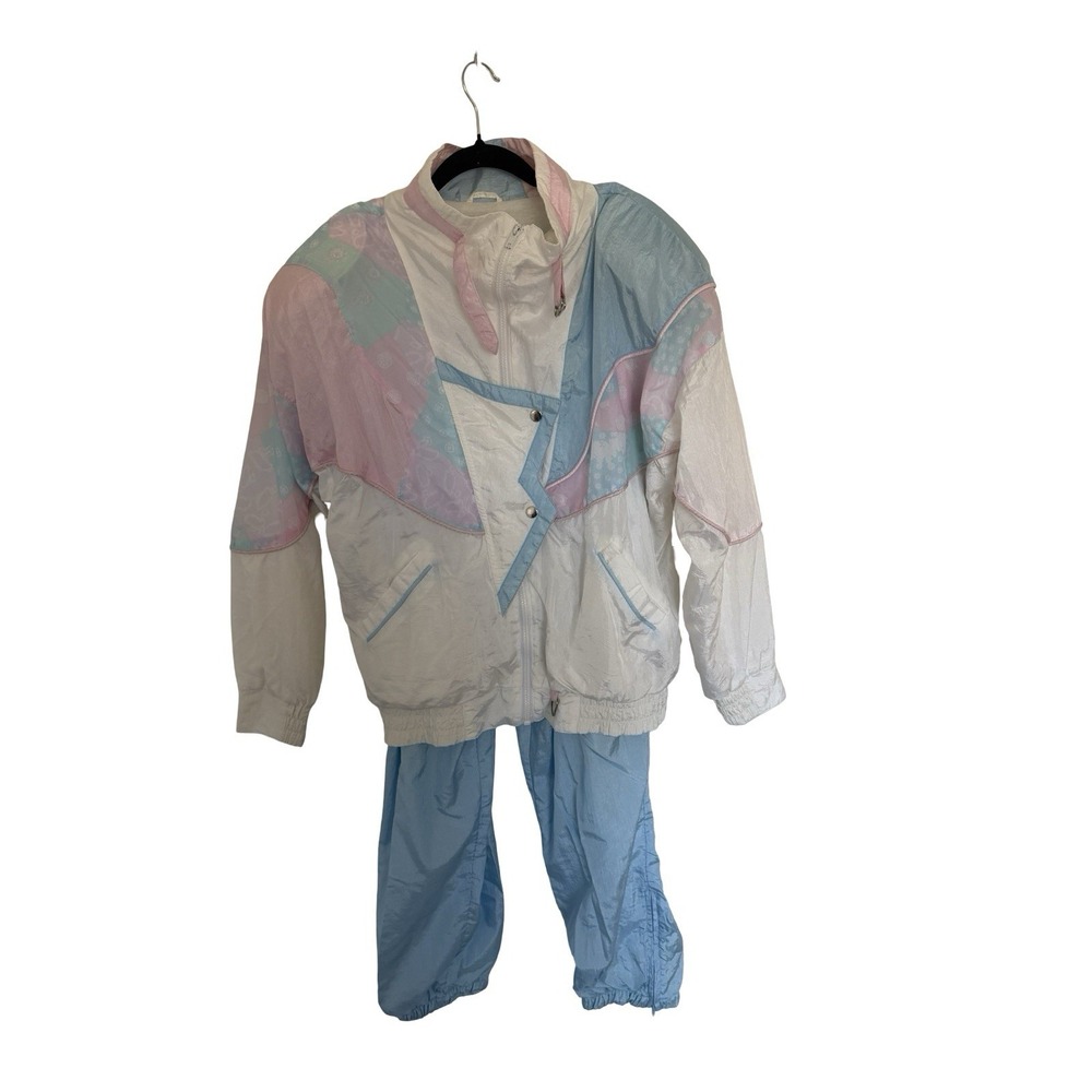Vintage Komitor 90s 80s Windbreaker tracksuit pastel 14/16 jacket pants